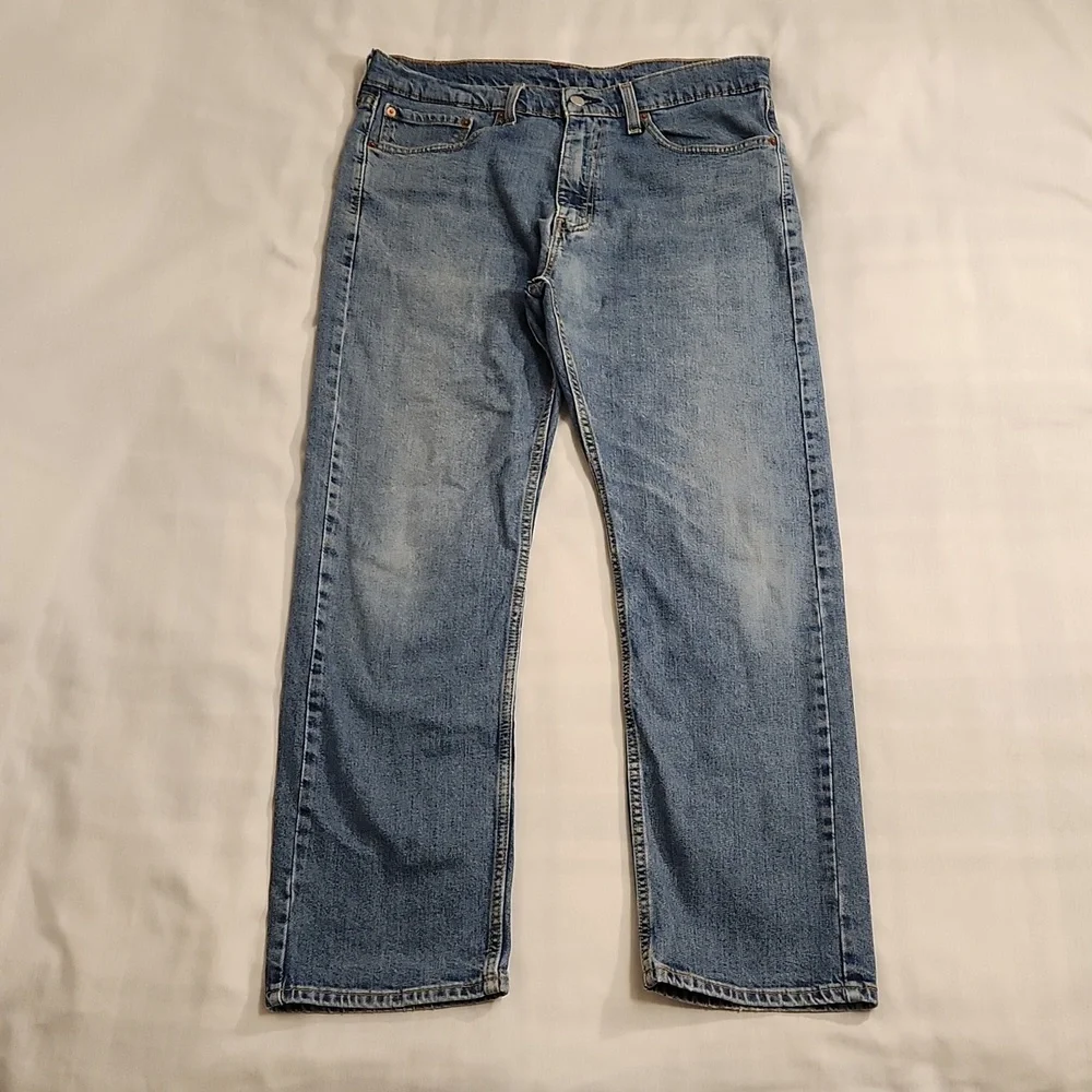 Levi's jeans 505 Regular fit straight men's 36x30‎ blue denim red tab
